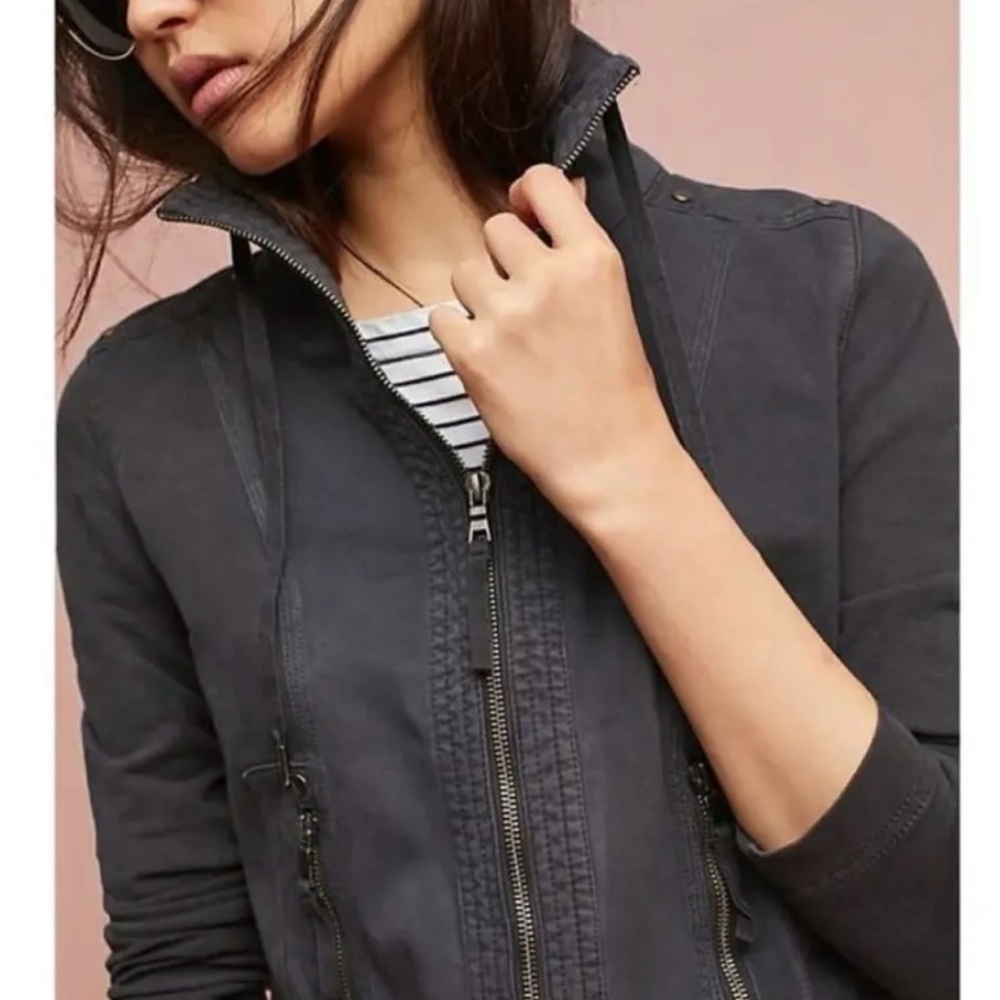 Marrakech from Anthropology Tamsyn Boho full zip cargo jacket size large